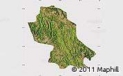 Satellite Map of Jomda, cropped outside