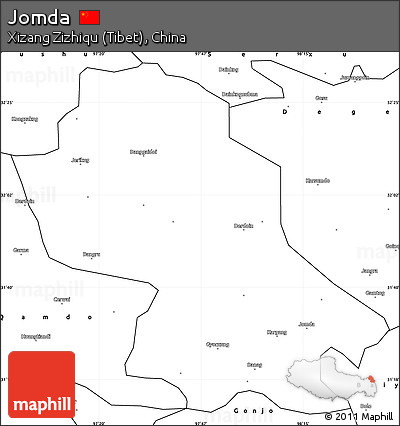 Blank Simple Map of Jomda