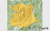 Savanna Style 3D Map of Kangmar