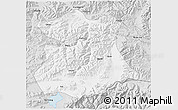 Silver Style 3D Map of Kangmar