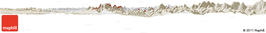Classic Style Horizon Map of Kangmar