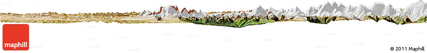Satellite Horizon Map of Kangmar