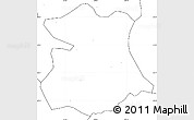 Blank Simple Map of Kangmar, no labels
