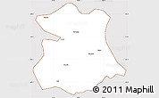 Classic Style Simple Map of Kangmar, cropped outside
