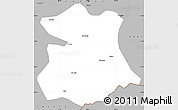 Gray Simple Map of Kangmar