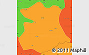 Political Simple Map of Kangmar