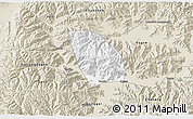 Classic Style 3D Map of Lhasa Shiqu