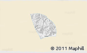 Classic Style 3D Map of Lhasa Shiqu, single color outside