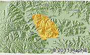 Savanna Style 3D Map of Lhasa Shiqu