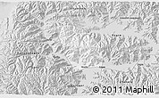 Silver Style 3D Map of Lhasa Shiqu
