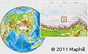 Physical Location Map of Lhasa Shiqu