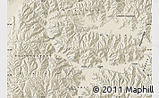 Shaded Relief Map of Lhasa Shiqu