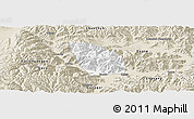 Classic Style Panoramic Map of Lhasa Shiqu