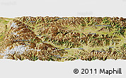 Satellite Panoramic Map of Lhasa Shiqu