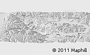 Silver Style Panoramic Map of Lhasa Shiqu
