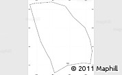 Blank Simple Map of Lhasa Shiqu, cropped outside