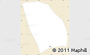 Classic Style Simple Map of Lhasa Shiqu, single color outside