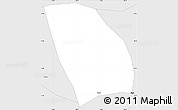 Silver Style Simple Map of Lhasa Shiqu