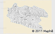 Classic Style 3D Map of Lhorong, single color outside