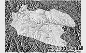 Physical 3D Map of Lhorong, darken