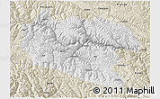 Physical 3D Map of Lhorong, shaded relief outside