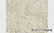 Shaded Relief Map of Lhorong