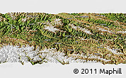 Satellite Panoramic Map of Lhorong