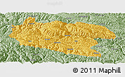 Savanna Style Panoramic Map of Lhorong