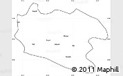 Blank Simple Map of Lhorong, cropped outside