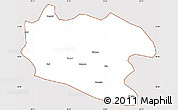 Classic Style Simple Map of Lhorong, cropped outside