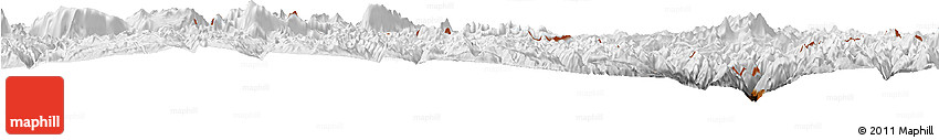 Physical Horizon Map of Lhozhag