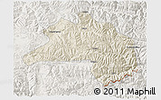 Shaded Relief 3D Map of Lhunze, lighten