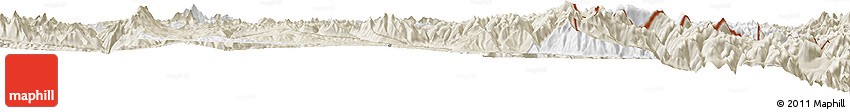 Classic Style Horizon Map of Lhunze