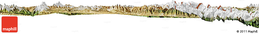 Satellite Horizon Map of Lhunze