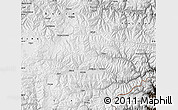 Physical Map of Lhunze, semi-desaturated