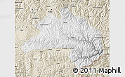 Physical Map of Lhunze, shaded relief outside