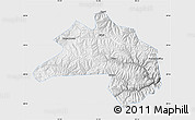 Physical Map of Lhunze, single color outside