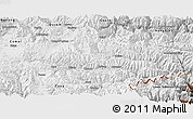 Physical Panoramic Map of Lhunze