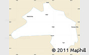 Classic Style Simple Map of Lhunze, single color outside