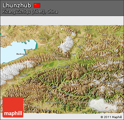 Satellite 3D Map of Lhunzhub