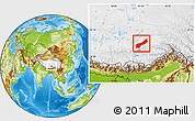 Physical Location Map of Lhunzhub