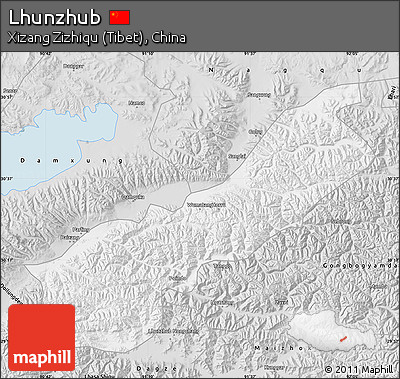 Silver Style Map of Lhunzhub