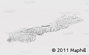 Physical Panoramic Map of Lhunzhub, cropped outside