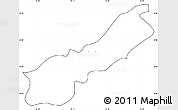 Blank Simple Map of Lhunzhub, cropped outside, no labels