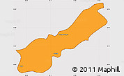 Political Simple Map of Lhunzhub, cropped outside