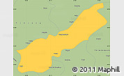 Savanna Style Simple Map of Lhunzhub