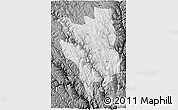 Physical 3D Map of Markam, darken, desaturated
