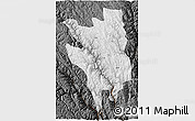 Physical 3D Map of Markam, darken