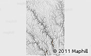 Physical 3D Map of Markam, lighten, semi-desaturated