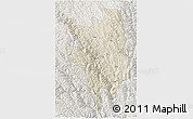 Shaded Relief 3D Map of Markam, lighten